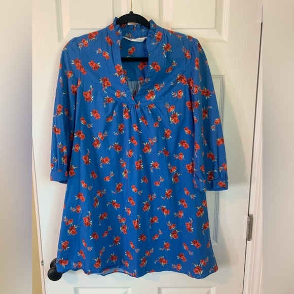 Zara Blue Floral Emma Dress, size M - Picture 8 of 8
